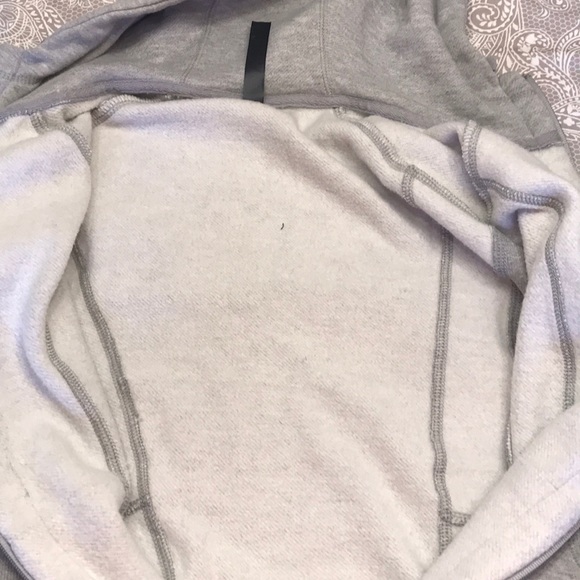 REFLEX grey zipper hoodie - Picture 4 of 5